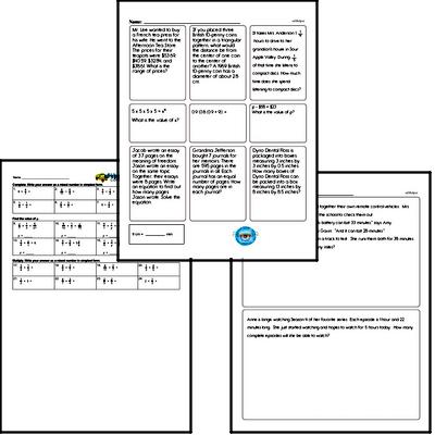 Fractions - Multiplying Fractions Workbook (all teacher worksheets - large PDF)