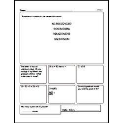Fraction Worksheets - Free Printable Math PDFs Worksheet #300