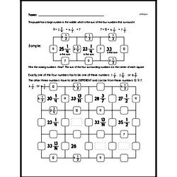 Free 6.NS.A.1 Common Core PDF Math Worksheets Worksheet #14