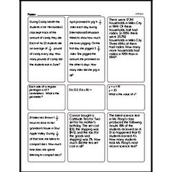 Sixth Grade Fractions Worksheets Worksheet #27