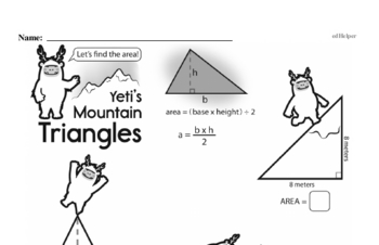 Geometry - Area Workbook (all teacher worksheets - large PDF)