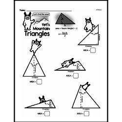 Sixth Grade Geometry Worksheets - Area Worksheet #9