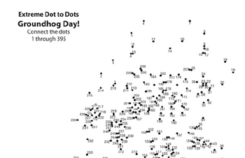 Extreme Dot To Dot Groundhog Day Worksheets