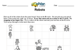 Logic Math Challenge with Robots