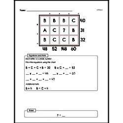 Sixth Grade Math Challenges Worksheets - Puzzles and Brain Teasers Worksheet #9