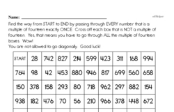Free 6.EE.B.7 Common Core PDF Math Worksheets Worksheet #18