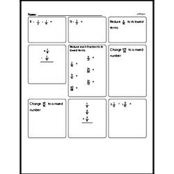 Fractions Math Minutes