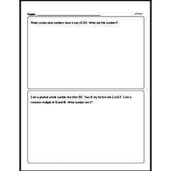 Sixth Grade Math Word Problems Worksheets - Fraction Word Problems Worksheet #2