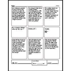 Sixth Grade Math Word Problems Worksheets - Fraction Word Problems ...
