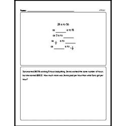 Sixth Grade Math Word Problems Worksheets - Mixed Operations Math Word Problems Worksheet #1