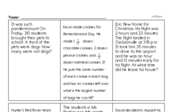 Sixth Grade Measurement Worksheets - Measurement Word Problems Worksheet #2