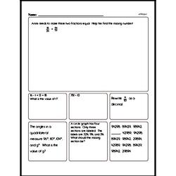 Sixth Grade Measurement Worksheets - Measurement and Equivalence Worksheet #2