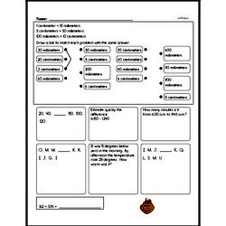 Measurement Mixed Math PDF Workbook for Sixth Graders