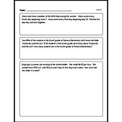 Sixth Grade Measurement Worksheets Worksheet #3