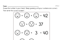 free sixth grade mental math pdf worksheets edhelpercom