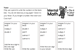 Sixth Grade Multiplication Worksheets - One-Digit Multiplication Worksheet #1