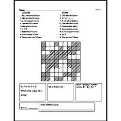 Sixth Grade Multiplication Worksheets - One-Digit Multiplication Worksheet #4
