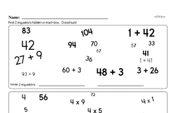 Sixth Grade Multiplication Worksheets Worksheet #5