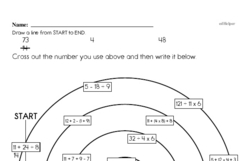 Free 6.EE.A.3 Common Core PDF Math Worksheets Worksheet #1