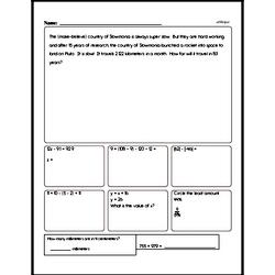Free 6.EE.A.3 Common Core PDF Math Worksheets Worksheet #2