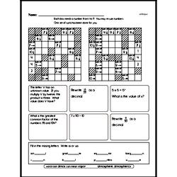 Free 6.EE.A.3 Common Core PDF Math Worksheets Worksheet #5