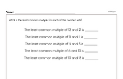 Sixth Grade Number Sense Worksheets - Understanding Expressions and Equations Worksheet #6