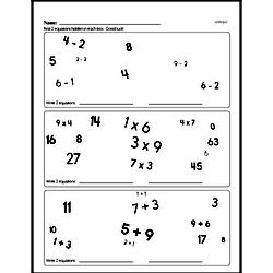 Sixth Grade Number Sense Worksheets - Understanding Expressions and Equations Worksheet #7