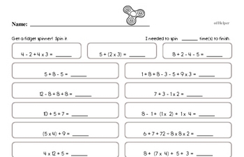 algebra worksheets 6th grade