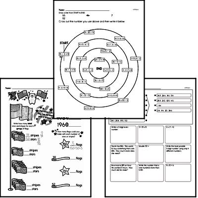 Number Sense Mixed Math PDF Workbook for Sixth Graders