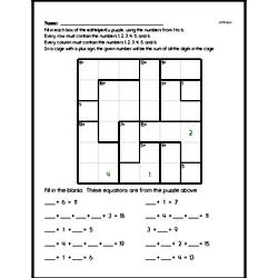 Sixth Grade Number Sense Worksheets Worksheet #18