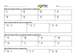 Prealgebra and Fractions