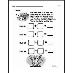 Kindergarten Addition Worksheets Worksheet #38