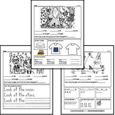 Kindergarten Math Worksheets Free Printable Math Pdfs Edhelper Com