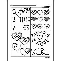 Kindergarten Geometry Worksheets - Comparing Shapes Worksheet #8
