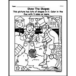 Kindergarten Geometry Worksheets Worksheet #21