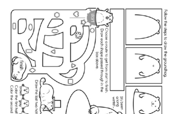 Kindergarten Groundhog Day Worksheets Activity Book