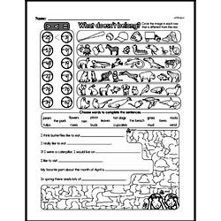 Kindergarten Math Challenges Worksheets - Puzzles and Brain Teasers Worksheet #89