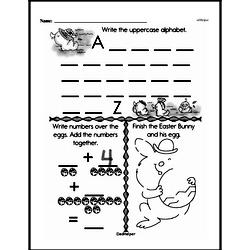 Kindergarten Math Challenges Worksheets - Puzzles and Brain Teasers Worksheet #60