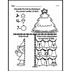 Kindergarten Math Challenges Worksheets - Puzzles and Brain Teasers Worksheet #65