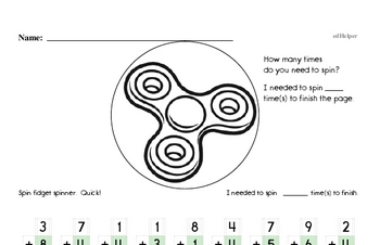 Free Kindergarten Math Facts Practice PDF Worksheets | edHelper.com