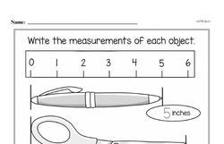 Kindergarten Measurement Worksheets - Measurement Tools | edHelper.com