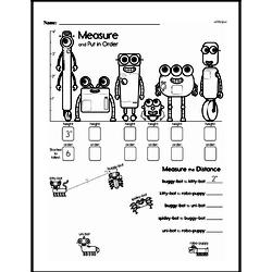 Kindergarten Measurement Worksheets - Measurement and Comparisons Worksheet #17
