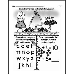 Kindergarten Measurement Worksheets - Measurement and Comparisons Worksheet #20