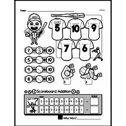 Kindergarten Number Sense Worksheets - Analyze Arithmetic Patterns Worksheet #5
