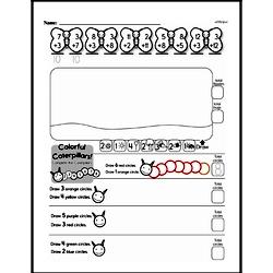 Kindergarten Number Sense Worksheets - Numbers 0-10 Worksheet #60