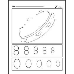 Dot to Dots and Writing Numbers