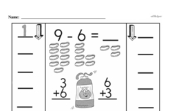 Kindergarten Number Sense Worksheets - Numbers 0-10 Worksheet #81