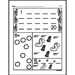 Kindergarten Number Sense Worksheets - Numbers 0-10 Worksheet #5