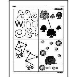Kindergarten Number Sense Worksheets - Numbers 0-10 Worksheet #96