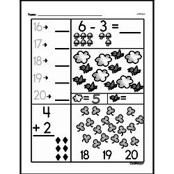 Kindergarten Number Sense Worksheets - Numbers 0-10 Worksheet #67